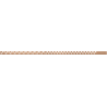 Mexen Line-B profil de seuil de plancher en pente 120 cm gauche, cuivre brossé - 186501120L