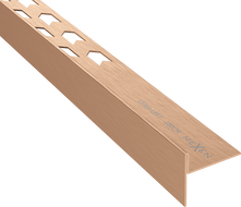 Mexen Line-B plinthe de sol inclinée 180 cm gauche, cuivre brossé - 186501180L
