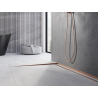 Mexen Line-B plinthe de sol inclinée 180 cm gauche, cuivre brossé - 186501180L