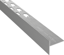 Mexen Line-B plinthe de sol inclinée 120 cm gauche, gris anthracite brossé - 186601120L