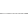 Mexen Line-B plinthe de sol inclinée 120 cm gauche, gris anthracite brossé - 186601120L