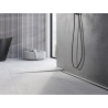 Mexen Line-B plinthe de sol inclinée 120 cm gauche, gris anthracite brossé - 186601120L