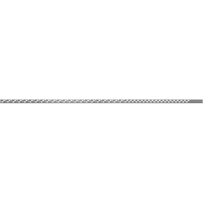 Mexen Line-B plinthe de sol inclinée 180 cm gauche, gris anthracite brossé - 186601180L