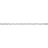 Mexen Line-B plinthe de sol inclinée 180 cm gauche, gris anthracite brossé - 186601180L