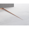 Mexen Line-B plinthe de sol en pente 120 cm droite, cuivre brossé - 186501120R