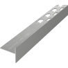 Mexen Line-B plinthe en pente pour sol 120 cm droite, gris canon brossé - 186601120R