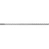 Mexen Line-B plinthe en pente pour sol 120 cm droite, gris canon brossé - 186601120R