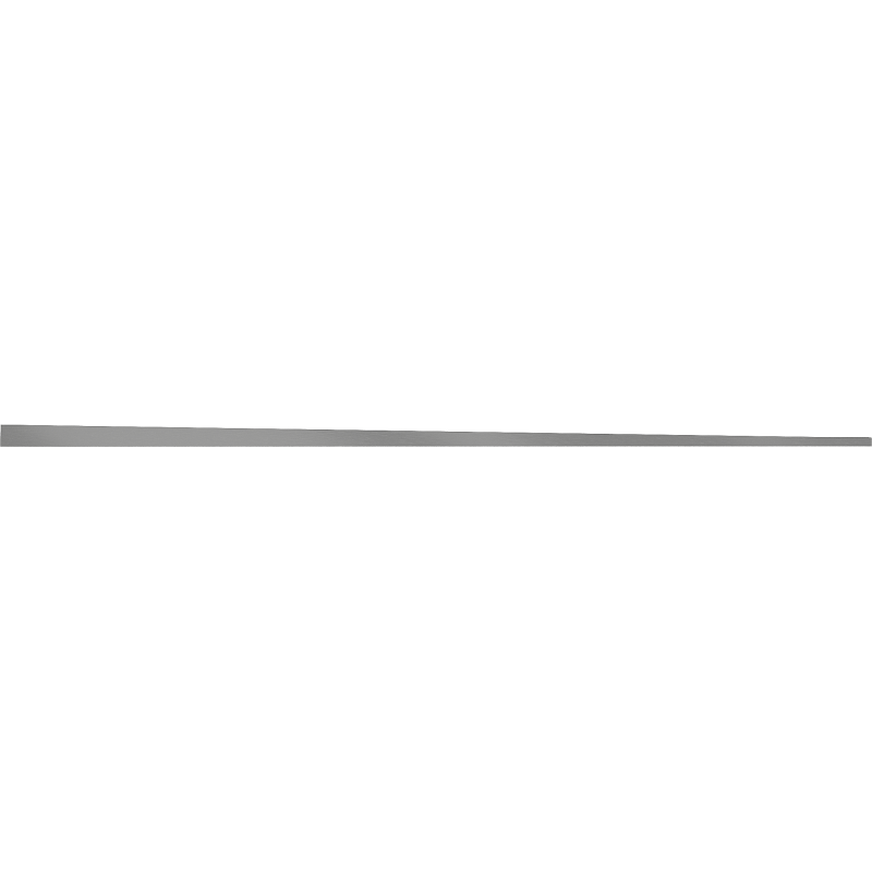 Mexen Line-B plinthe en pente pour sol 120 cm droite, gris canon brossé - 186601120R