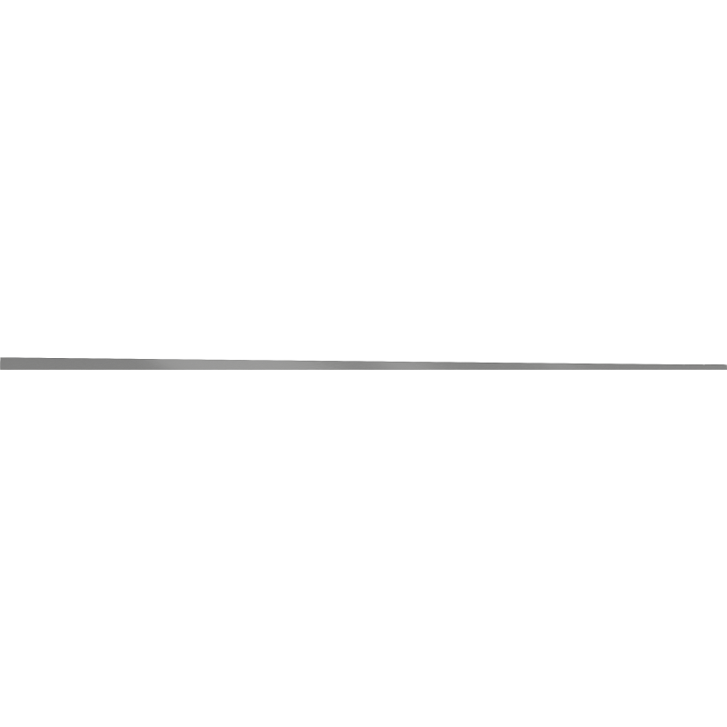 Mexen Line-B plinthe inclinée pour sol 180 cm droite, gris canon brossé - 186601180R