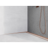 Mexen Line-B plinthe murale inclinée 120 cm gauche, cuivre brossé - 186502120L