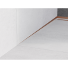 Mexen Line-B plinthe murale inclinée 120 cm gauche, cuivre brossé - 186502120L