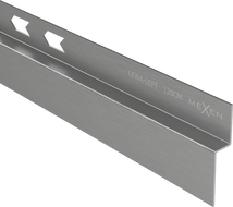 Mexen Line-B plinthe murale incliné 120 cm gauche, gris canon brossé - 186602120L