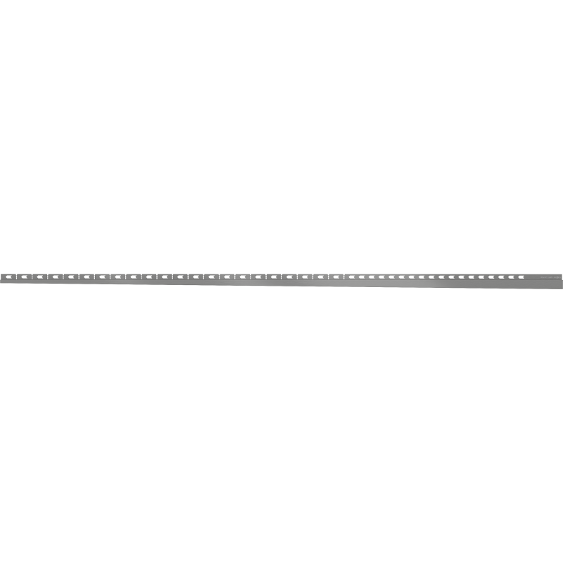 Mexen Line-B plinthe murale gauche 180 cm, gris canon brossé - 186602180L