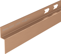 Mexen Line-B moulure murale en pente 120 cm droite, cuivre brossé - 186502120R