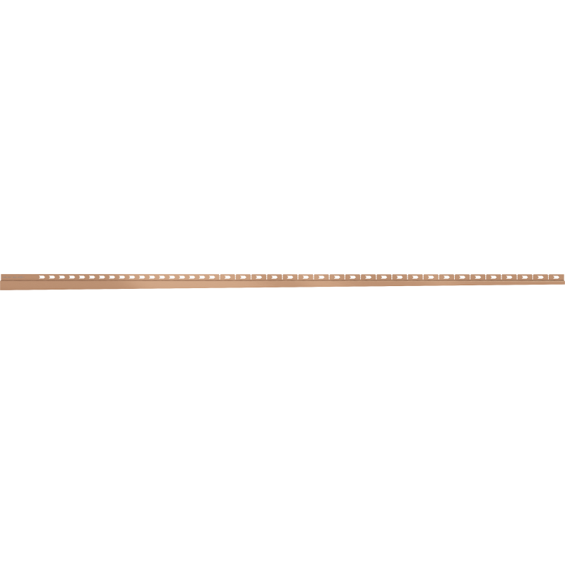 Mexen Line-B plinthe murale en pente 180 cm droite, cuivre brossé - 186502180R