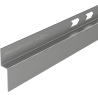 Mexen Line-B plinthe murale 120 cm droite, gris fusil brossé - 186602120R