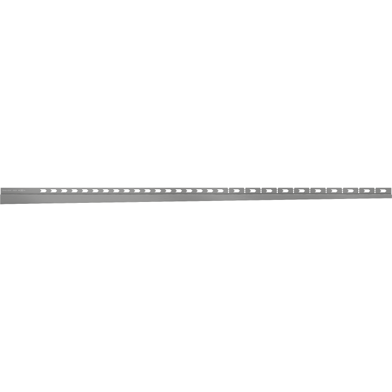 Mexen Line-B plinthe murale 120 cm droite, gris fusil brossé - 186602120R