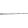 Mexen Line-B plinthe murale 120 cm droite, gris fusil brossé - 186602120R