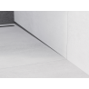 Mexen Line-B plinthe inclinée murale 180 cm droite, gris canon brossé - 186602180R