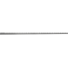 Mexen Line-B plinthe inclinée murale 180 cm droite, gris canon brossé - 186602180R
