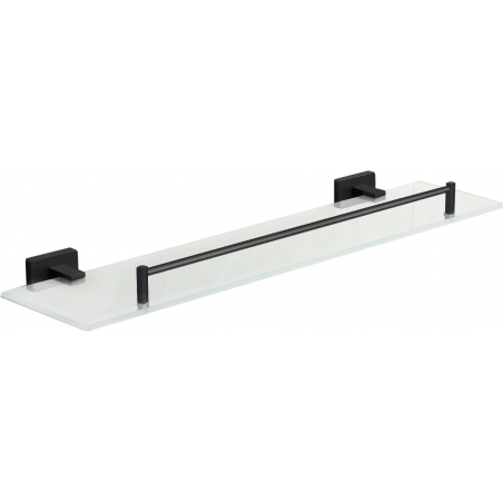 Mexen Arno étagère murale en verre, Noir - 7020737-70
