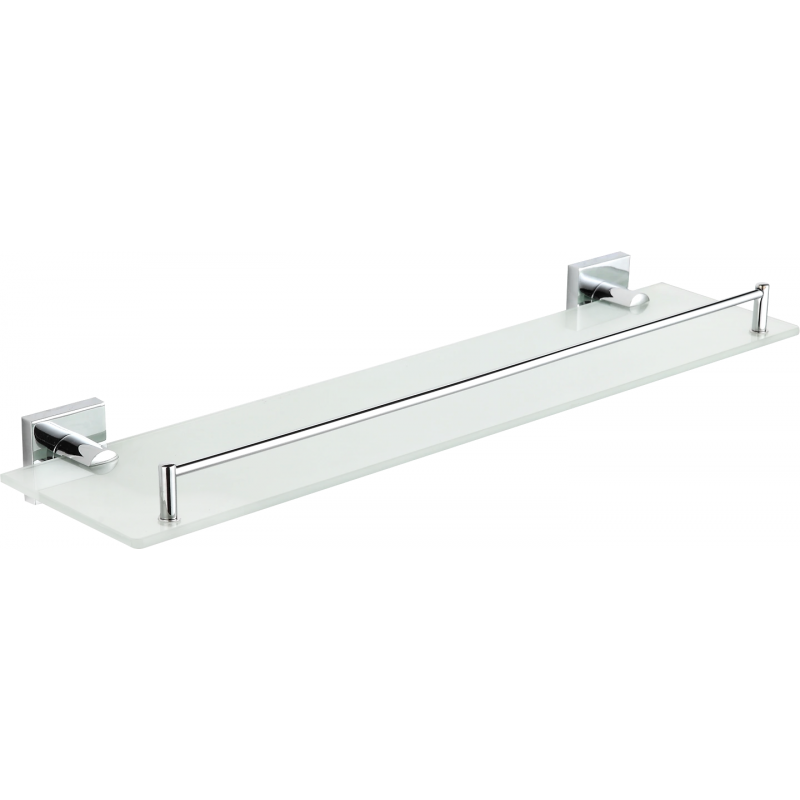 Mexen Rufo étagère murale en verre, Chrome - 7050937-00