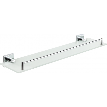 Mexen Rufo étagère murale en verre, Chrome - 7050937-00