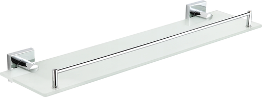 Mexen Rufo étagère murale en verre, Chrome - 7050937-00