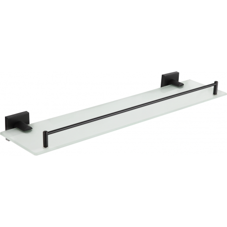 Mexen Rufo étagère murale en verre, Noir - 7050937-70