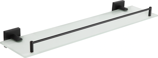 Mexen Rufo étagère murale en verre, Noir - 7050937-70