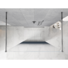 Mexen Kioto paroi de douche autoportante 110 x 200 cm, ombre bleue 8 mm, chrome - 800-110-002-01-46