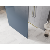 Mexen Kioto paroi de douche autoportante 150 x 200 cm, ombrée bleue 8 mm, dorée - 800-150-002-50-46