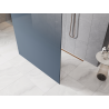 Mexen Kioto paroi de douche autoportante 150 x 200 cm, ombre bleue 8 mm, or rose - 800-150-002-60-46