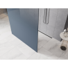 Mexen Kioto paroi de douche autoportante 120 x 200 cm, ombré bleu 8 mm, gun gris brossé - 800-120-002-66-46