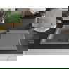 Mexen Leo évier granit 1-bac avec égouttoir et robinet de cuisine Duero, gris - 6501-71-671600-70-B