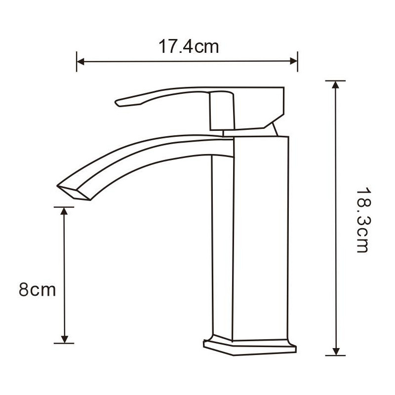 Mexen Libra robinet de lavabo, doré - 745100-50