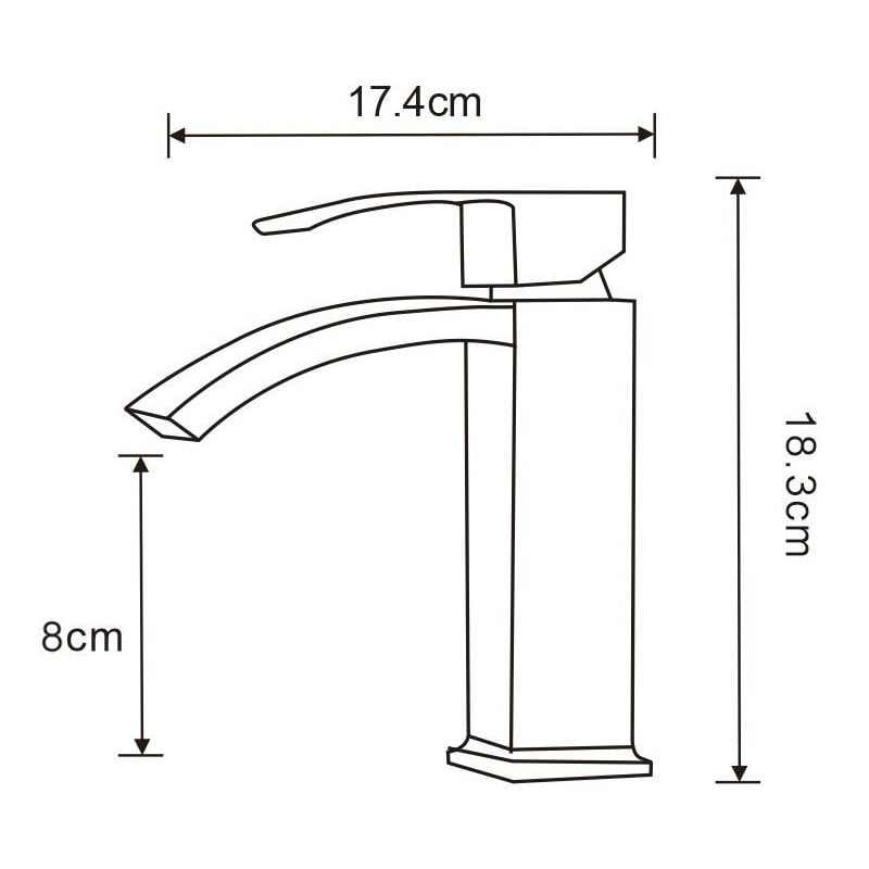 Mexen Libra robinet de lavabo, chrome - 745100-00