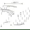 Mexen Libra R77 ensemble bain, chrome - 745103R77-00
