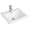 Mexen Salma lavabo encastré dans le comptoir 53 x 46 cm, Blanc - 25365300