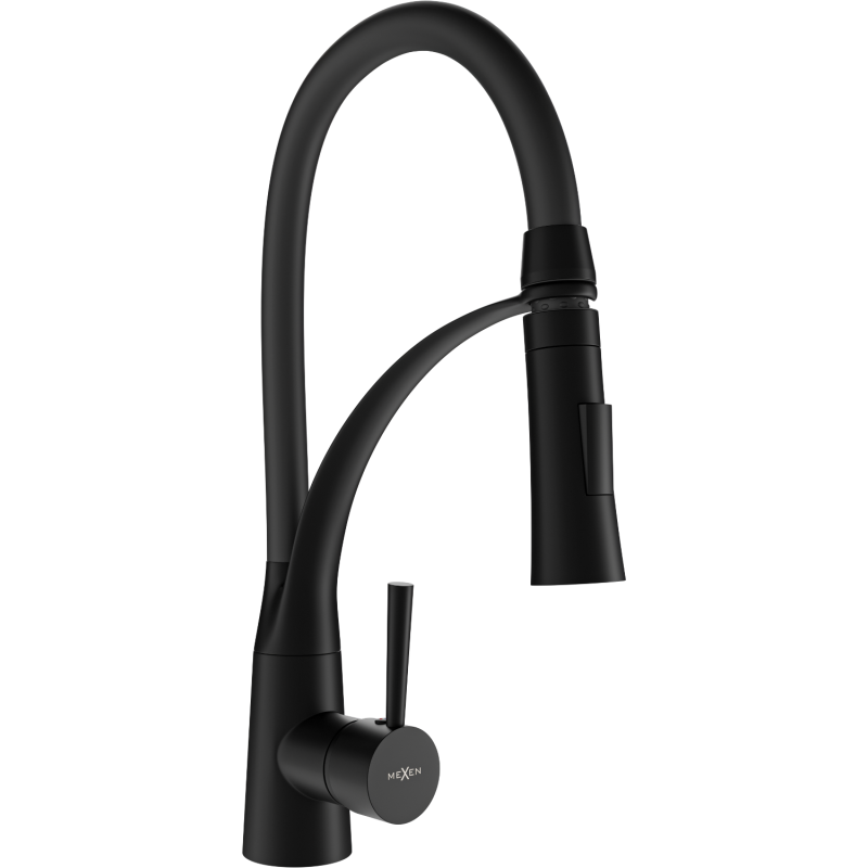 Mexen Aster robinet de cuisine, Noir - 73450-70