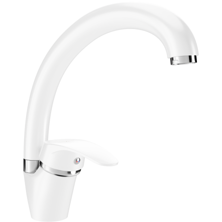 Mexen Rosa robinet de cuisine, Blanc - 670800-20