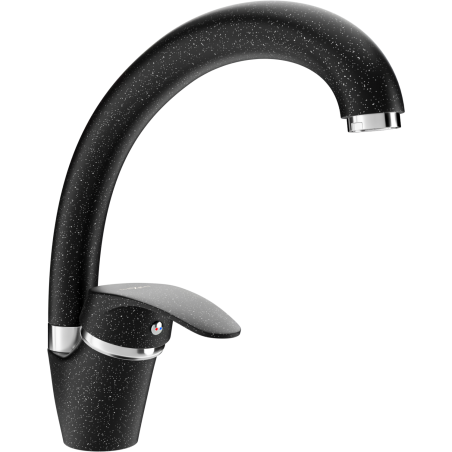 Mexen Rosa robinet de cuisine, Noir moucheté - 670800-76