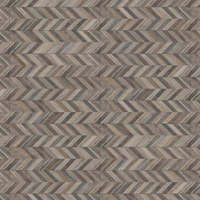 Mexen Native Grès noir émaillé rectifié G1, carreau effet bois pour sol et mur 120 x 30 cm, carving - TL704-120-030-00