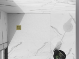 Mexen Stone+ cache pour receveur de douche, dorée - 44910050