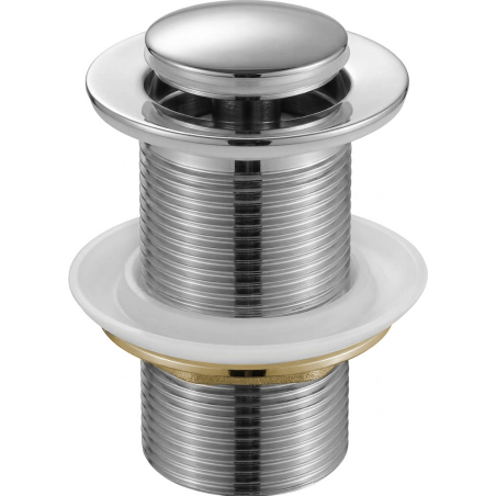 Mexen petit bouchon clic-clac rond, chrome - 79915-00
