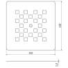 Mexen Stone+ cache de receveur, blanc - 44910020