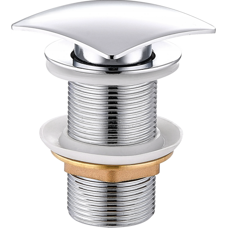 Mexen bouchon clic-clac carré, chrome - 79916-00