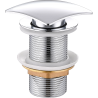 Mexen bouchon clic-clac carré, chrome - 79916-00