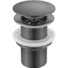Mexen bonde clic-clac ronde, gris canon brossé - 79910-66