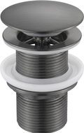 Mexen bonde clic-clac ronde, gris canon brossé - 79910-66